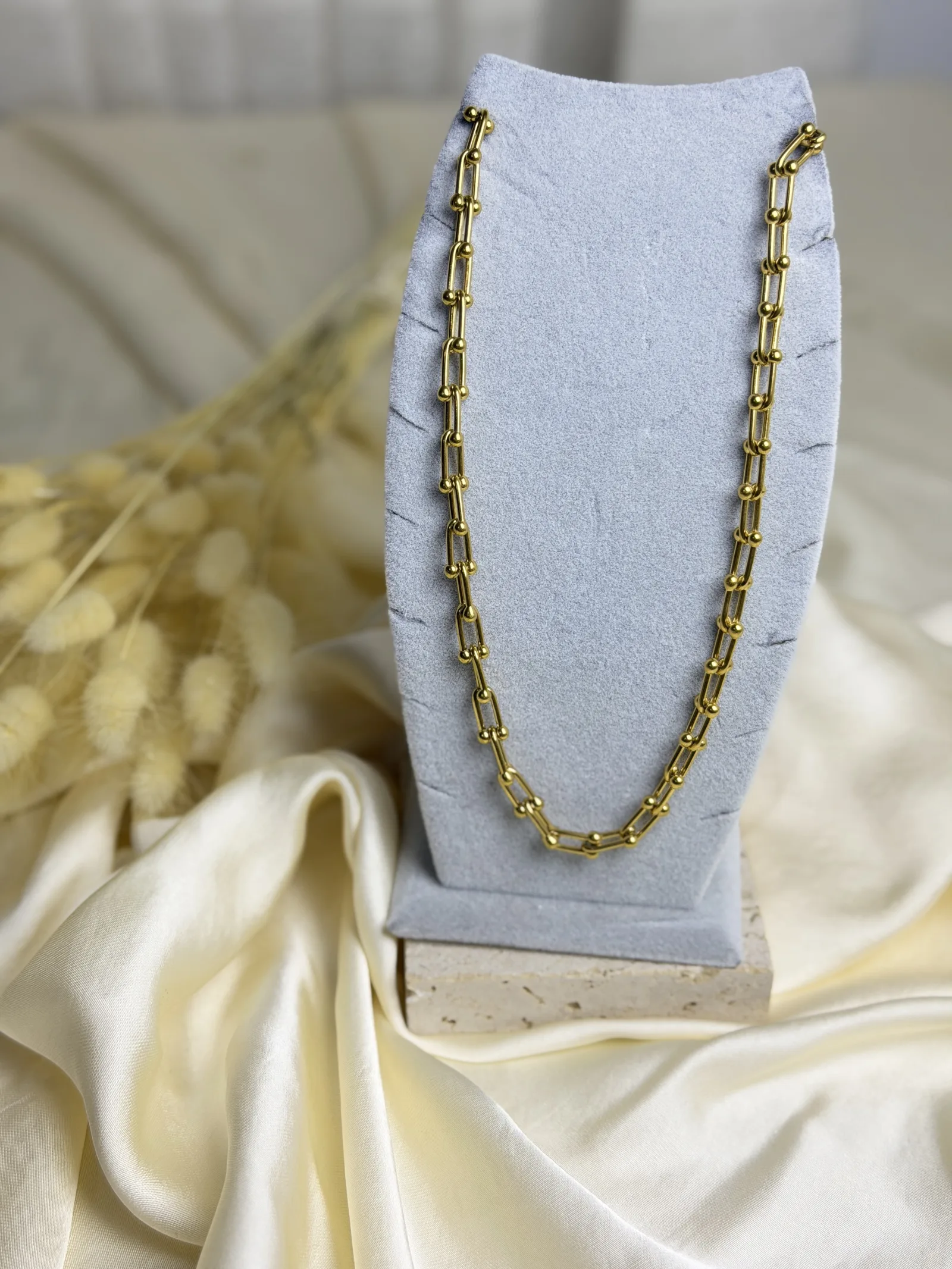 Çelik Gold Tifany Kolye