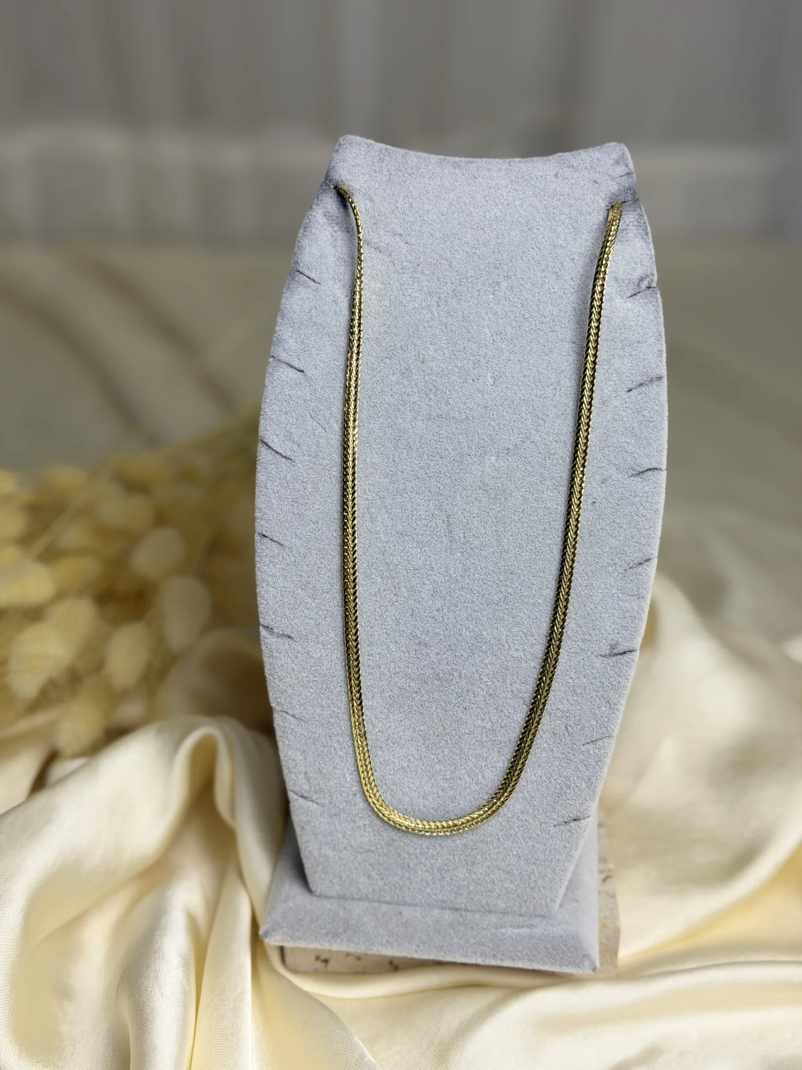 İtalyan Balıksırtı Model Xuping Çelik Gold Kolye
