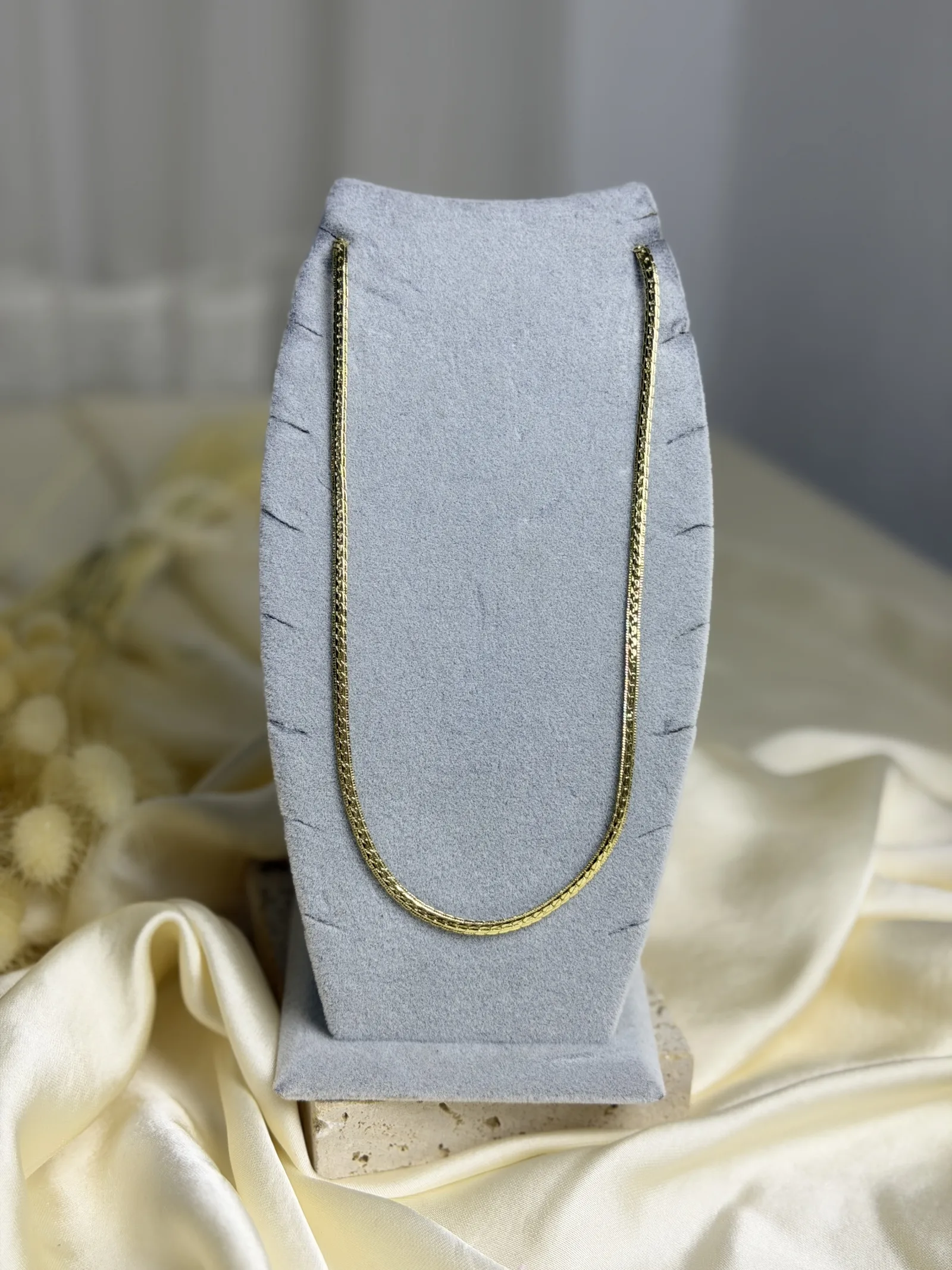 Örme Gurmet Model Xuping Çelik Gold Kolye