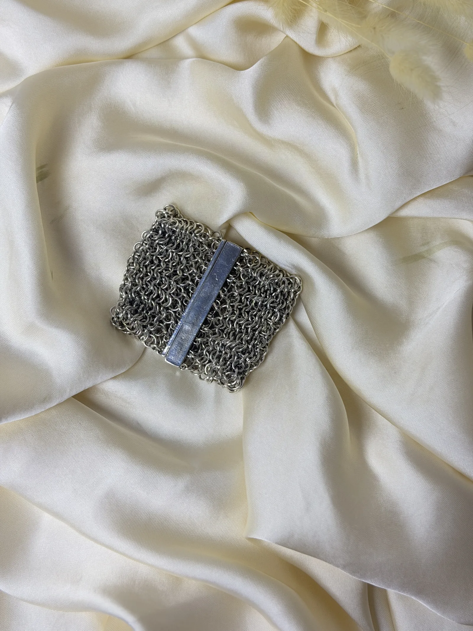 Silver Zincir Vintage Bileklik