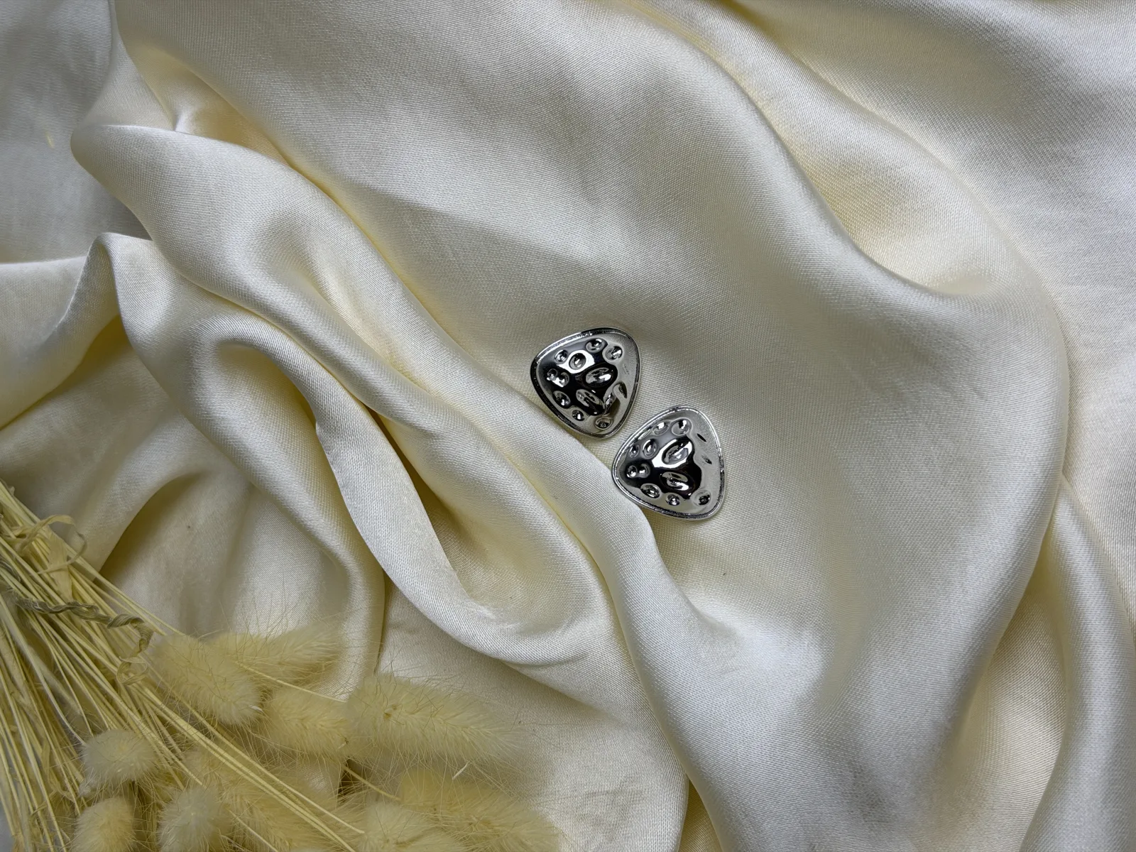 Üçgen Silver Bijuteri Küpe