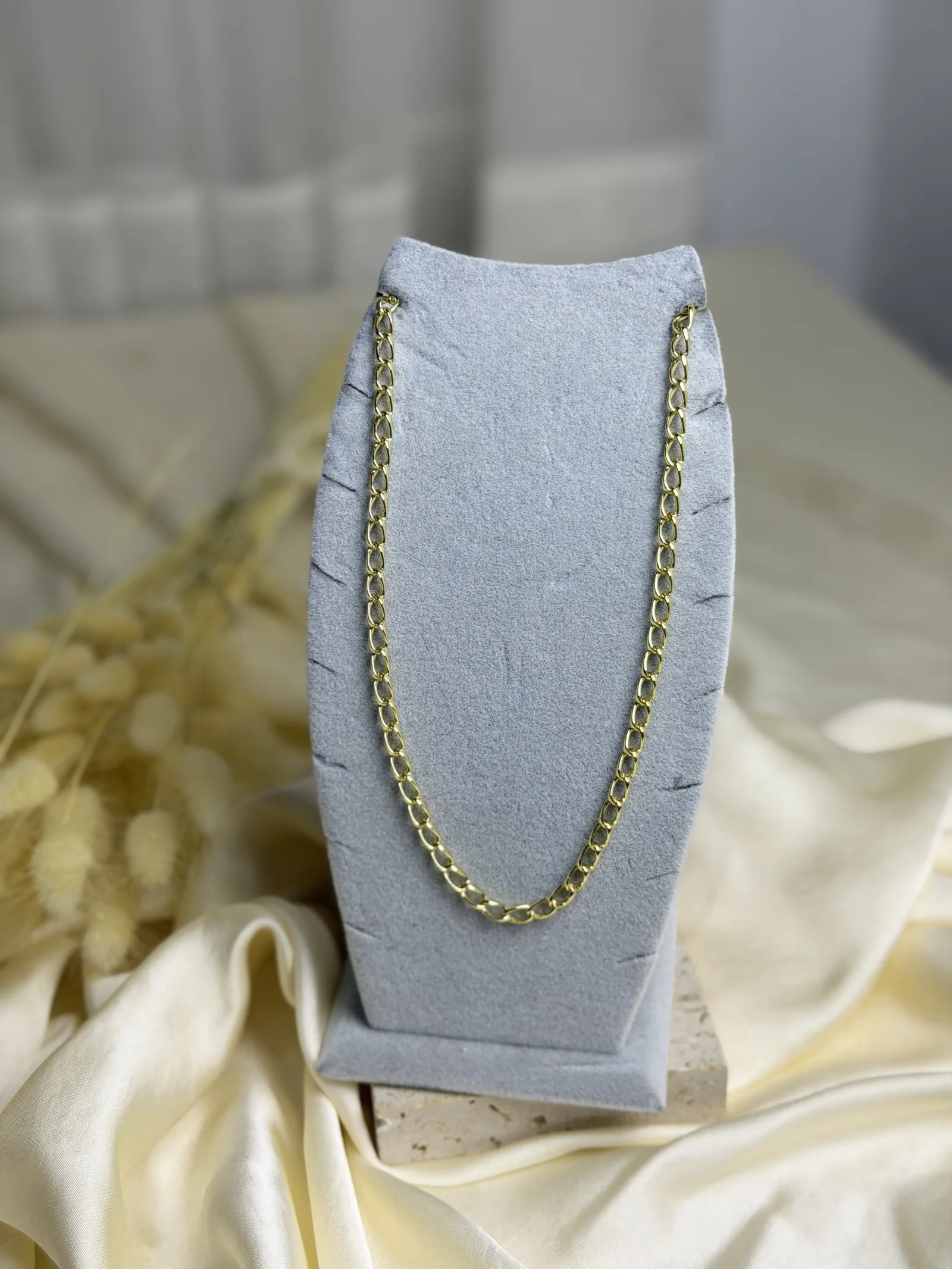 Xuping 14K Çelik Gold Zincir